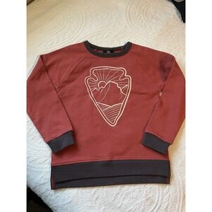 Rags to raches Boys 3/4 T shirt Sweater Sweat Shirt Crew Neck Arrowhead Rare